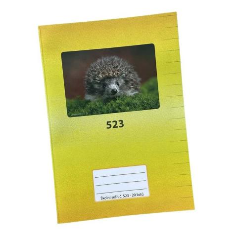 Sešit školní 523 bezdřevý linka Sešit školní 523 bezdřevý linka
