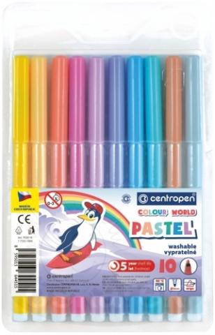 Popisovač Centropen 7550/10ks pastelové barvy Popisovač Centropen 7550/10ks pastelové barvy