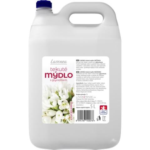 Mýdlo tekuté LAVONEA 5l bílé sněženka Mýdlo tekuté LAVONEA 5l bílé sněženka