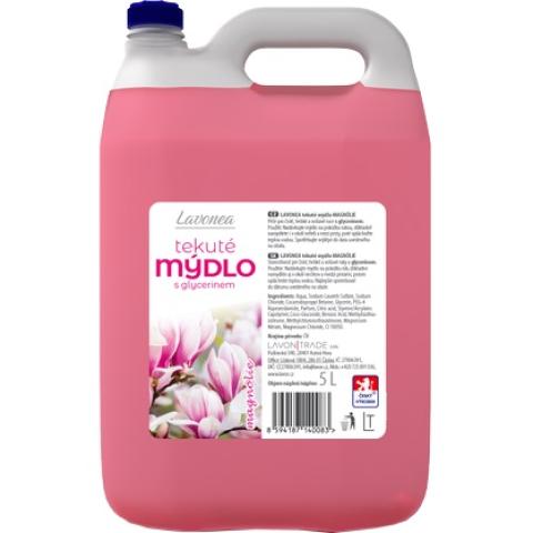 Mýdlo tekuté LAVONEA 5l červené magnólie Mýdlo tekuté LAVONEA 5l červené magnólie