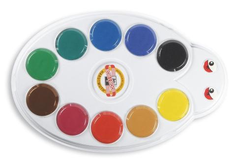 Barvy vodové Koh-i-noor Beruška 10 barev 57mm