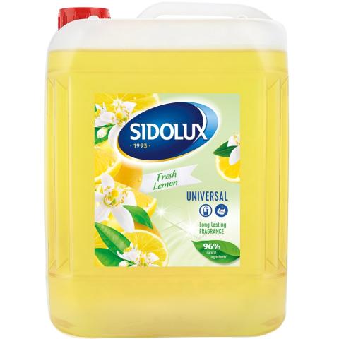 Sidolux Soda Power universal čistič 5l Svěží citrón/žlutý Sidolux Soda Power universal čistič 5l Svěží citrón/žlutý