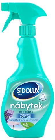 Sidolux M proti prachu rozprašovač 400ml Marseillské mýdlo s levandulí Sidolux M proti prachu rozprašovač 400ml Marseillské mýdlo s levandulí