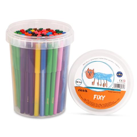 Popisovače RICO 2,3mm v úložné praktické dóze 96ks Popisovače RICO 2,3mm v úložné praktické dóze 96ks
