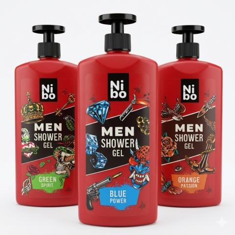 Sprchový gel Nibo pánský mix 1l