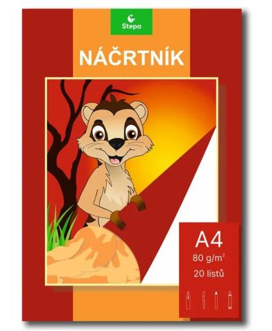Náčrtník A4/20 listů Náčrtník A4/20 listů