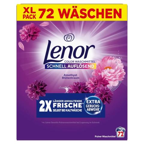Prášek na praní Lenor 3,6kg/72PD na barevné box