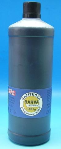 Razítková barva modrá 1l