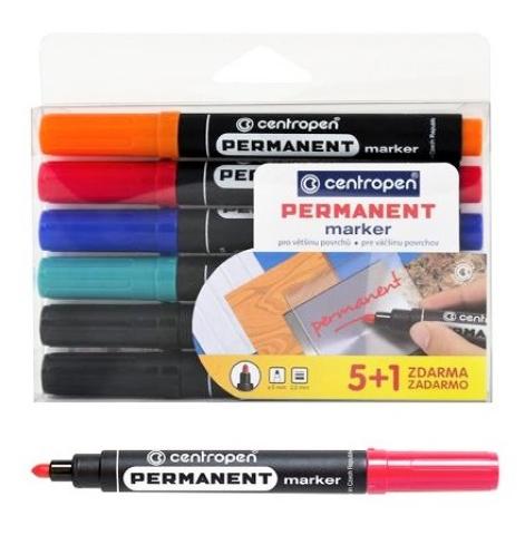 Značkovač Centropen  8566/6ks