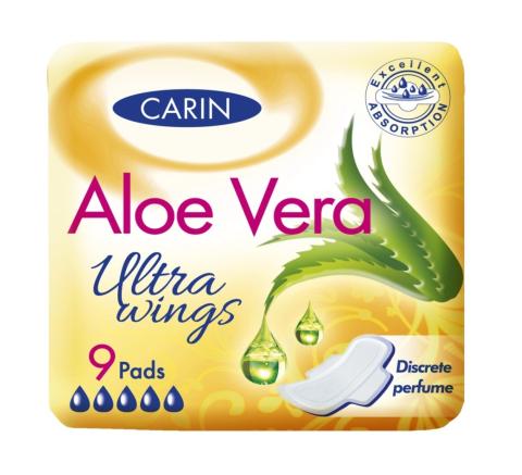 Dámské vložky Carin ultra s křidélky 9ks