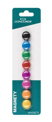 Magnety barevné 2cm/8ks