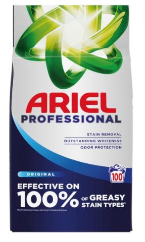 Prášek na praní Ariel 5,5kg/100PD na bílé