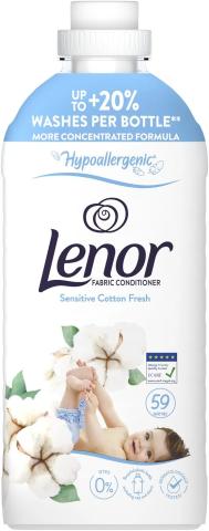 Aviváž Lenor 1,239l Sensitive bílá