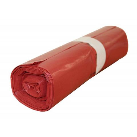 Pytel PE 70x100 červený 60mi/25ks