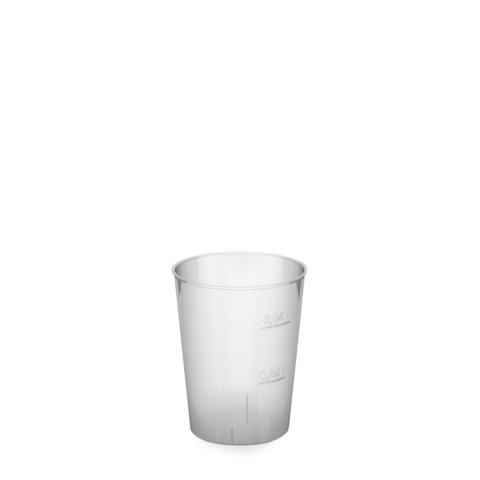Kelímek pohárek na alkohol PET 2cl/4cl/40ks