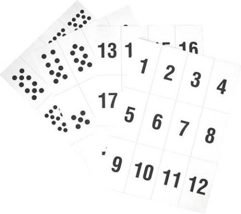 Sada čísel - 4 listy
