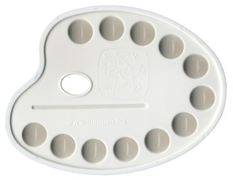 Paleta malířská plast na 12 barev