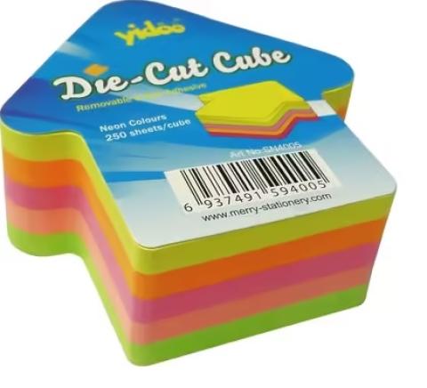 Lepicí blok ŠIPKA 250l neon mix Lepicí blok ŠIPKA 250l neon mix