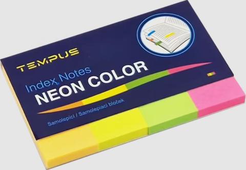 Lepicí blok 50x20/400l neon mix Lepicí blok 50x20/400l neon mix