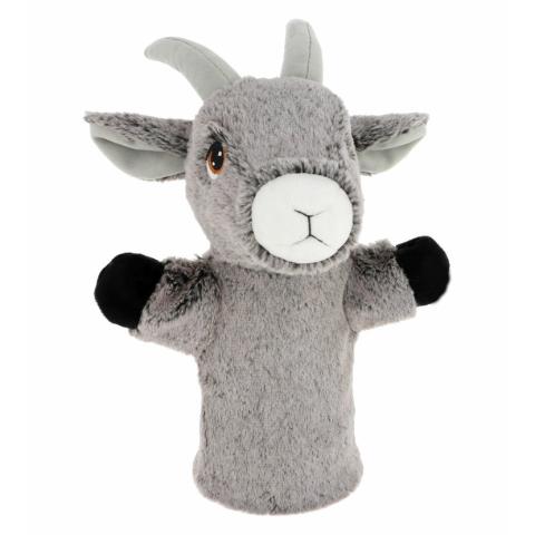 Plyšový maňásek na ruku 27 cm - Koza