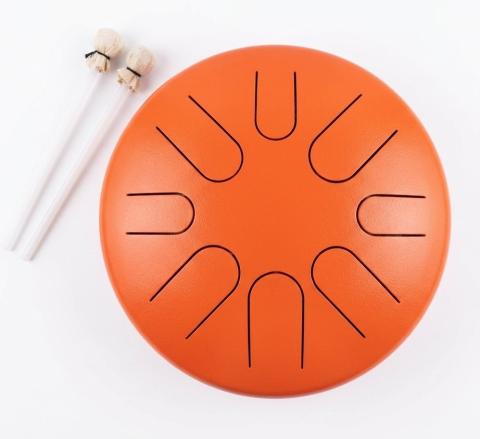 Muzikoterapie - Bubínek štěstí oranžový 30 cm