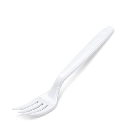 Vidlička bílá PP 18,5cm/50ks