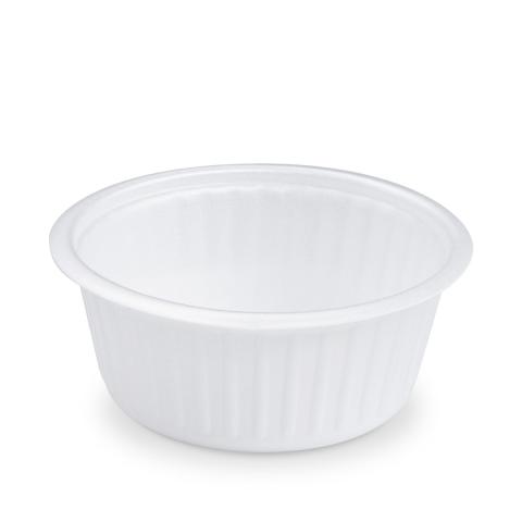 Termo miska polévková kulatá bílá 340ml/50ks