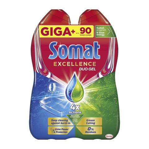 SOMAT gel do myčky MEGA 2x720ml