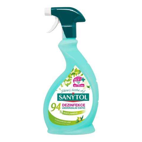 Sanytol univerzální čistič a dezinfekce 500ml - 94 % rostlinného původu