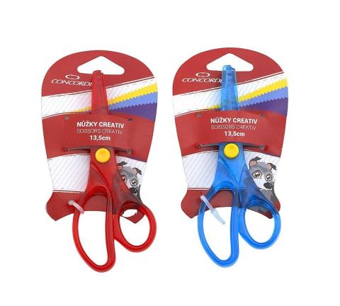 Nůžky dětské Concorde plastové 13,5cm Nůžky dětské Concorde plastové 13,5cm
