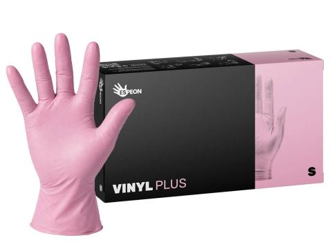 Rukavice chirurgické vinyl S/100 ks růžové Rukavice chirurgické vinyl S/100 ks růžové