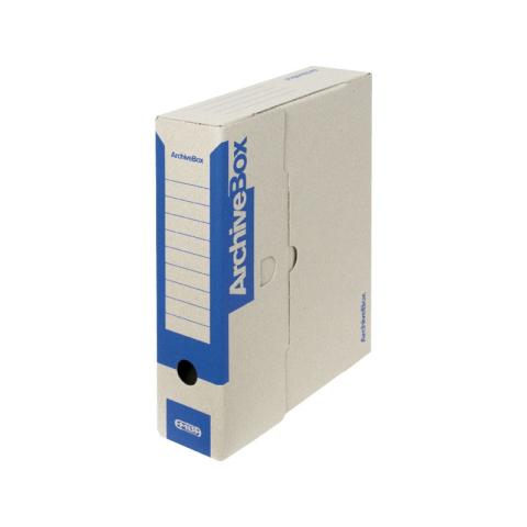 Box archivní plný 33x26x7,5 EMBA modrý