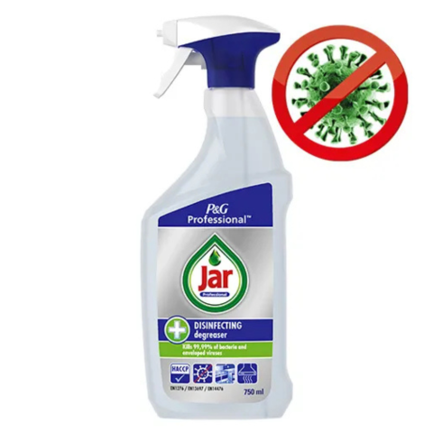 JAR Professional dezinfekční odmašťovač s rozprašovačem 750ml