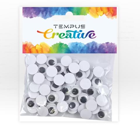 Očička kulatá samolepící 12mm/80ks