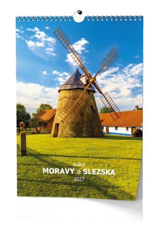 Kalendář nástěnný A3 Krásy Moravy a Slezska BNF7