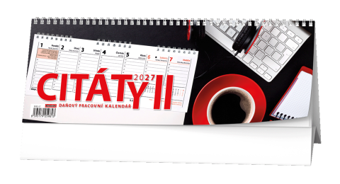Kalendář stolní pracovní daňový Citáty II. BSB2