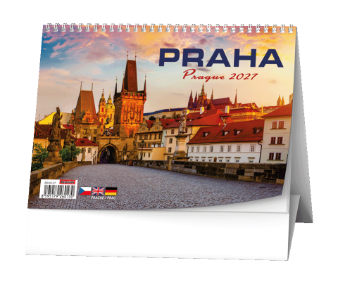 Kalendář stolní žánrový týdenní Praha BSH0