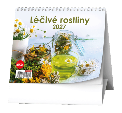 Kalendář stolní Ideál týdenní Léčivé rostliny BSK6