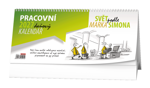 Kalendář stolní pracovní daňový Svět podle Marka Simona BSM5
