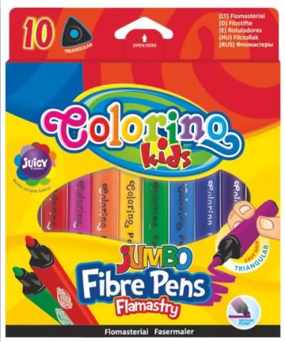 Fixy Colorino trojhranné JUMBO 10ks