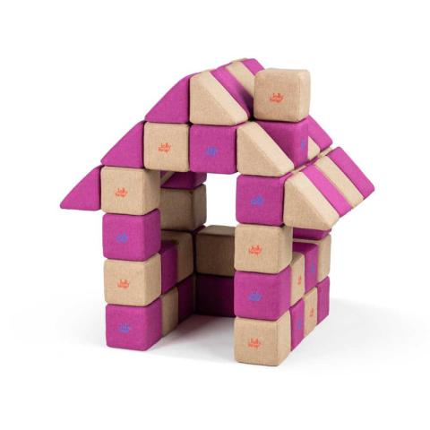 Magnetická stavebnice JollyHeap Basic set 100ks/ 2 tvary kostek