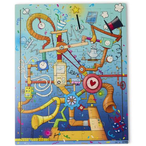 Vzdělávací puzzle párty stroj 120 dílků Vzdělávací puzzle párty stroj 120 dílků
