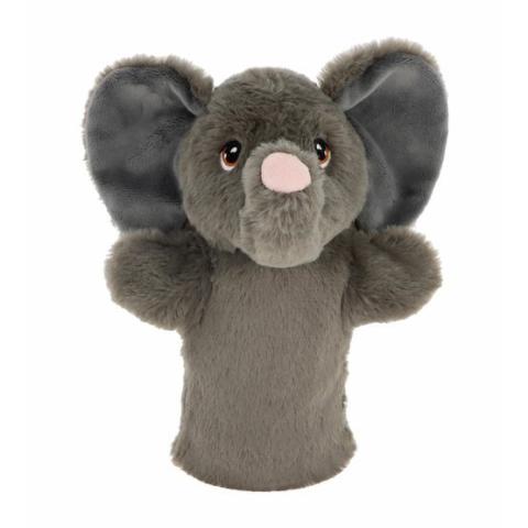Plyšový maňásek na ruku 27cm - slon