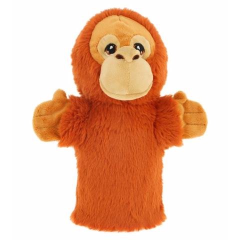 Plyšový maňásek na ruku 27cm - orangutan