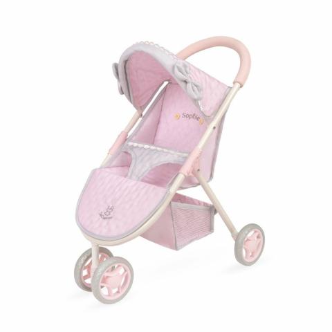 Sportovní kočárek pro panenky tříkolový Sophie - 55 cm