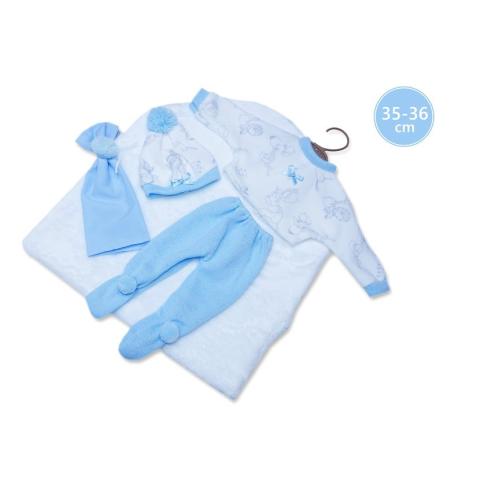 Obleček pro panenku NEW BORN kluk 35-36cm