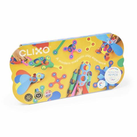 Magnetická stavebnice CLIXO  Rainbow 42ks