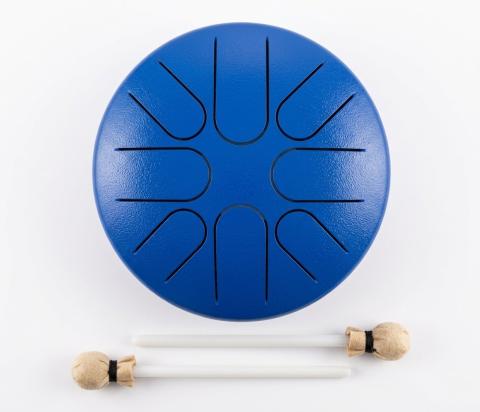 Muzikoterapie - Bubínek štěstí tmavě modrý 20 cm