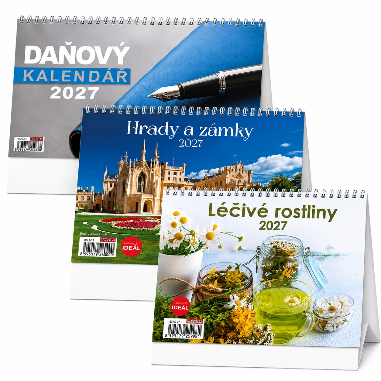 Kalendáře 2027 stolní