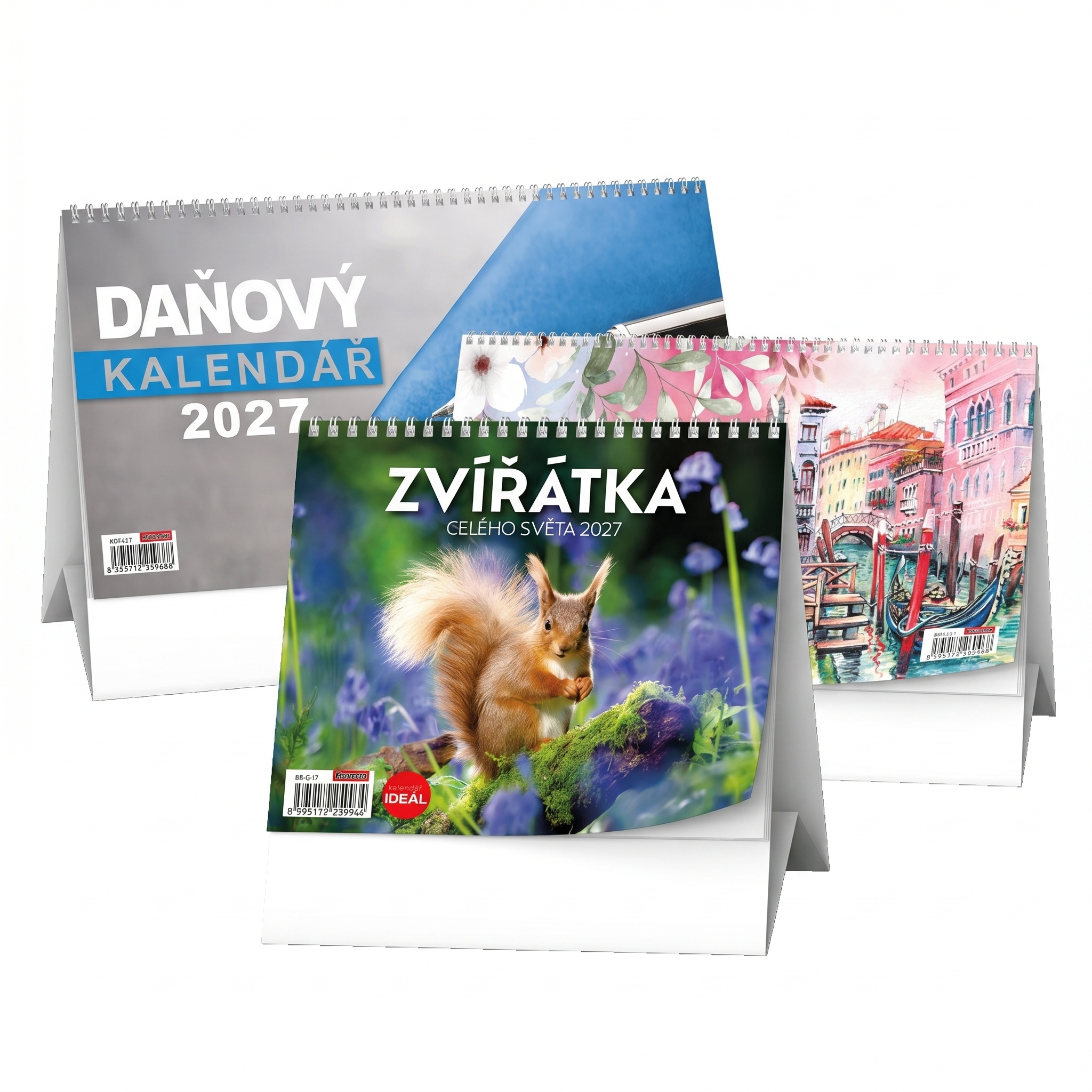 Kalendáře 2027 stolní